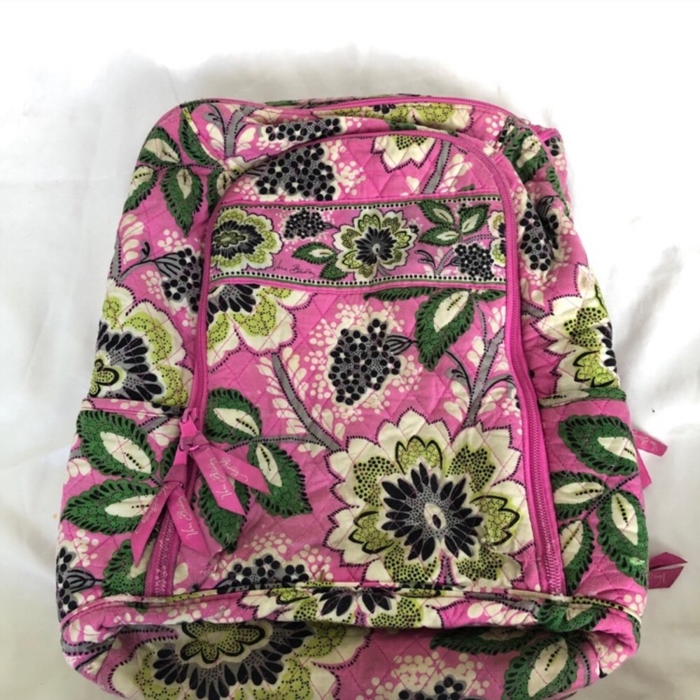 Vera Bradley Priscilla Pink Backpack Retired